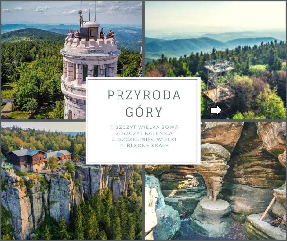 Klimatyczny apartament nr 8 z widokiem na góry Sowie Bielawa  Exterior foto